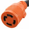 Ac Works 25ft 10/4 SOOW NEMA L14-30 30A 125/250V Generator Rubber Extension Cord L1430PR-025